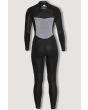 Traje de surf de neopreno con cremallera en el pecho Sisstrevolution Seven Seas 5/4mm Full en color azul marino para mujer interior posterior