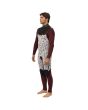 Hombre con Neopreno de surf Vissla New Seas 4/3mm V-Zip Negro interior lateral