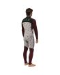 Hombre con Neopreno de surf Vissla New Seas 4/3mm V-Zip Negro interior posterior