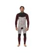 Hombre con Neopreno de surf Vissla New Seas 4/3mm V-Zip Negro interior