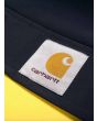 Chaqueta con capucha Carhartt Wip Nimbus Pullover Summer en azul marino y amarillo para hombre logo