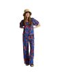 Mujer con pantalón Brixton Mercado Linen Terracota corte relajado
