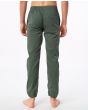 Niño con pantalón elástico Rip Curl Epic Beach verde posterior