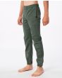 Niño con pantalón elástico Rip Curl Epic Beach verde lateral
