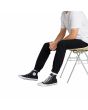 Hombre con pantalón de cintura elástica Volcom Frickin Slim Tapered Jogger negro bajos