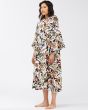 Poncho surf Billabong WMS Hooded Towel floral para mujer lateral