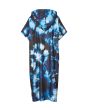 Poncho cambiador Rip Curl Mix Up Printed Hooded Towel Azul Pacífico para hombre posterior