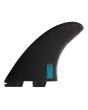 Quillas para tabla de surf FCS II Aipa Performance Glass Twin + estabilizador Fin negras X-Large interior