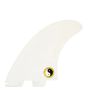 Quillas para tabla de surf FCS II Town and Country Performance Glass Twin y estabilizador Yellow Fade X-Large interior