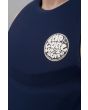 Hombre con Chaleco de protección contra impactos Rip Curl E-Bomb Pro Impact Vest Azul Marino logo