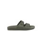 Chanclas ecológicas Cacatoès Rio de Janeiro khaki oscuro Unisex lateral