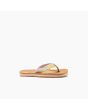 Chanclas Reef Kids Ahi Watercolor marrones para niña frontal derecha