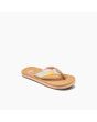 Chanclas Reef Kids Ahi Watercolor marrones para niña frontal 