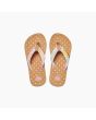 Chanclas Reef Kids Ahi Watercolor marrones para niña