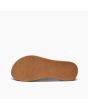 Chanclas ecológicas Reef Spring Woven Sand beige para mujer suela