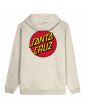 Sudadera con capucha Santa Cruz Classic Dot Chest Gris Claro para hombre posterior