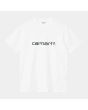 Camiseta de manga corta Carhartt WIP Script blanca para hombre