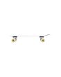 Skate Completo Cruiser Quiksilver Bubbles 28"x9.0" blanco izquierda