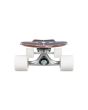 Skate Completo Cruiser Quiksilver Mark Richards 28" x 9" blanco frontal 