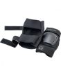 Coderas de protección para skate infantiles Pro-Tec Pads Street Gear Junior 3 Pack Open negras posterior