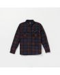 Sobrecamisa de felpa Volcom Bowered Fleece Merlot para hombre