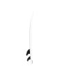 Tabla de Surf Softboard Quiksilver Bat 5'6" 38 Litros blanca lateral