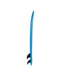 Tabla de Surf Softboard Quiksilver Soft Ultimate 6’6” x 22 1/4” x 3 1/4” 61L lateral azul 