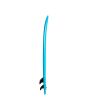 Tabla de Surf Softboard Quiksilver Soft Ultimate 7'0" x 22 1/4” x 3 1/4” 66L lateral azul celeste