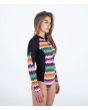 Mujer con Traje de neopreno de primavera con manga larga Advant Springsuit 2/2mm Chevron derecha