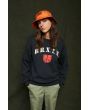 Mujer con Sudadera Brixton Peace Shield Women's Crew Negra frontal