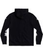 Sudadera con capucha y cremallera RVCA Benjamin Jeanjean Chains negra para hombre posterior