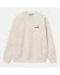 Sudadera Carhartt WIP American Script Sweatshirt blanca para hombre
