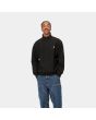 Hombre con sudadera de media cremallera American Script Sweat Negra