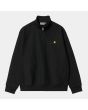 Sudadera con cremallera parcial Carhartt WIP American Script Negra para hombre