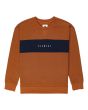 Sudadera sin capucha Element Brand Sergio naranja para chico
