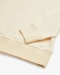 Sudadera Oversize Deus Ex Machina Caution Crew Dirty White para hombre ribeteado