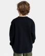 Niño con sudadera Element Nocturnal Spider negra espalda