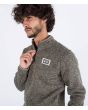 Hombre con Sudadera Hurley Mesa Ridgeline 1/4 Zip Cargo cremallera