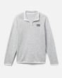 Sudadera Hurley Mesa Ridgeline 1/4 Zip Blanca para hombre