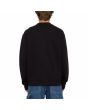 Hombre con sudadera básica Volcom Single Stone Negra espalda