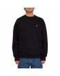 Hombre con sudadera básica Volcom Single Stone Negra 