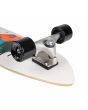 Surfskate Completo Arbor Surf Rocket 30.5in x 9.5in con eje Carver CX Blanco