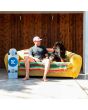 Surfskate Completo Smoothstar THD Connor O'Leary Pro Small 31" gris y azul marino lifestyle