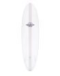 Tabla de surf funboard Quiksilver Break 7'0 Blanca con logo azul Sistema Futures 46,2 Litros bottom