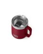 Taza Termo de campamento YETI Rambler 14oz Mug granate tapa