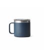 Taza Termo de campamento YETI Rambler 14oz Mug azul marino posterior