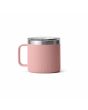Taza Termo de campamento YETI Rambler 14oz Mug rosa posterior