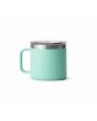Taza Termo de campamento YETI Rambler 14oz Mug turquesa posterior