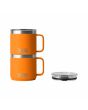 Taza Térmica Yeti Rambler 14oz Stackable Mug King Crab Naranja apilable frontal
