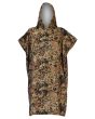 Toalla de playa con capucha poncho de surf Billabong Hooded Towel estampado militar